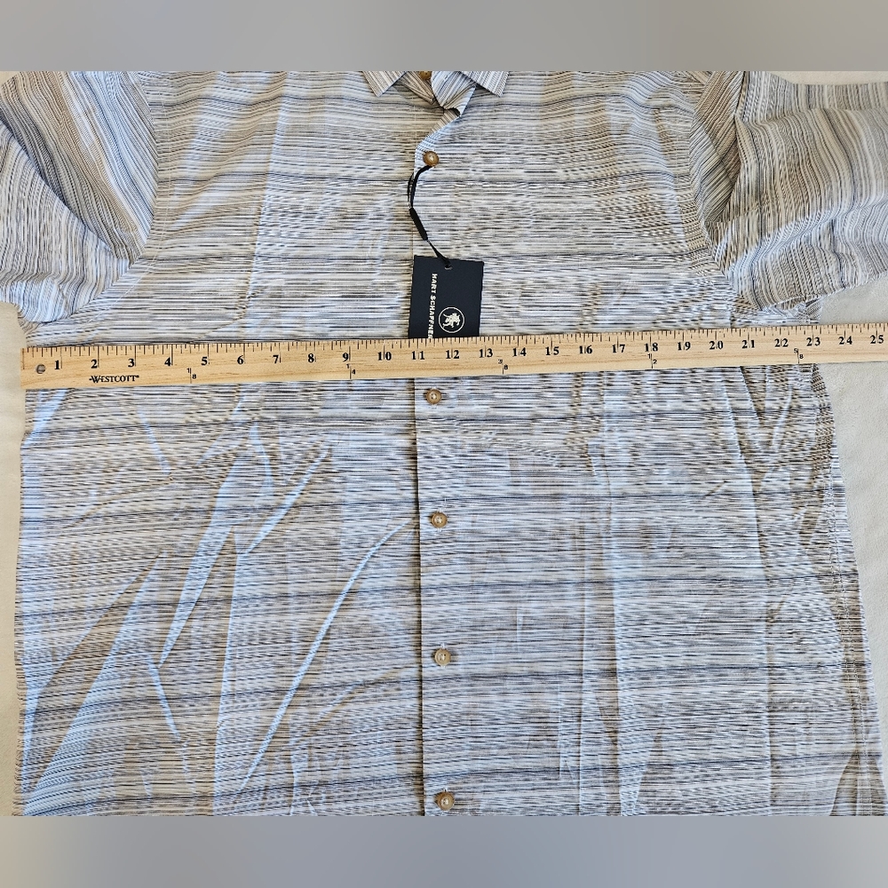 HSM HART SCHAFFNER MARX MEN'S SZ LARGE LONG SLEEVE SHIRT NEW - Picture 2 of 10